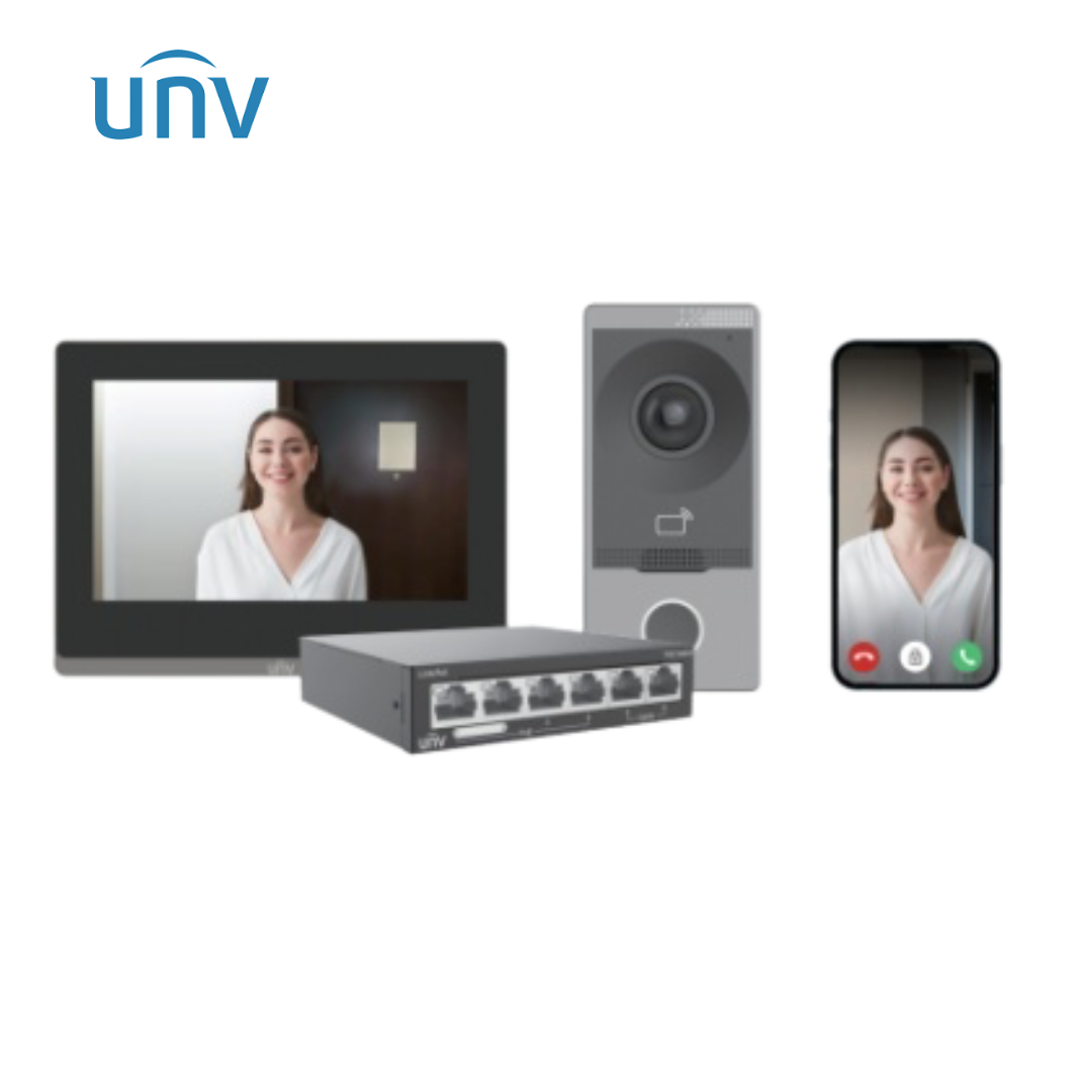 UNV, VIDEO INTERCOM KIT KIT/201S/372S/NSW2020
