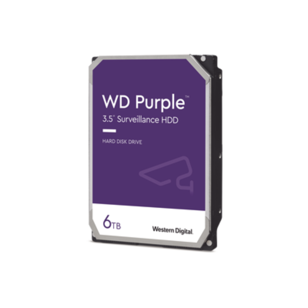 WD HDD 6TB Optimized for Video Surveillance / for Video Surveillance