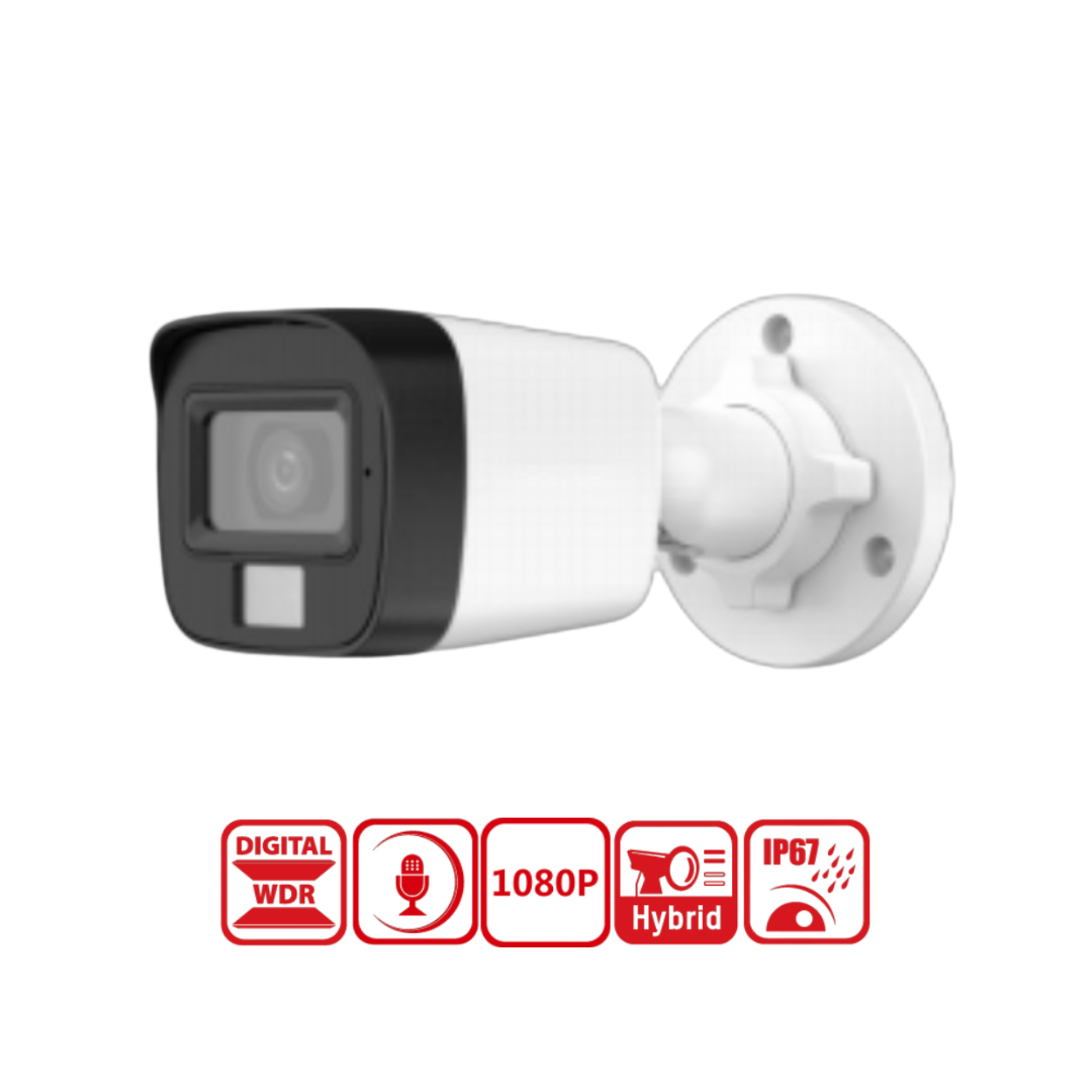 2 MP Dual Light Audio Fixed Mini Bullet Camera