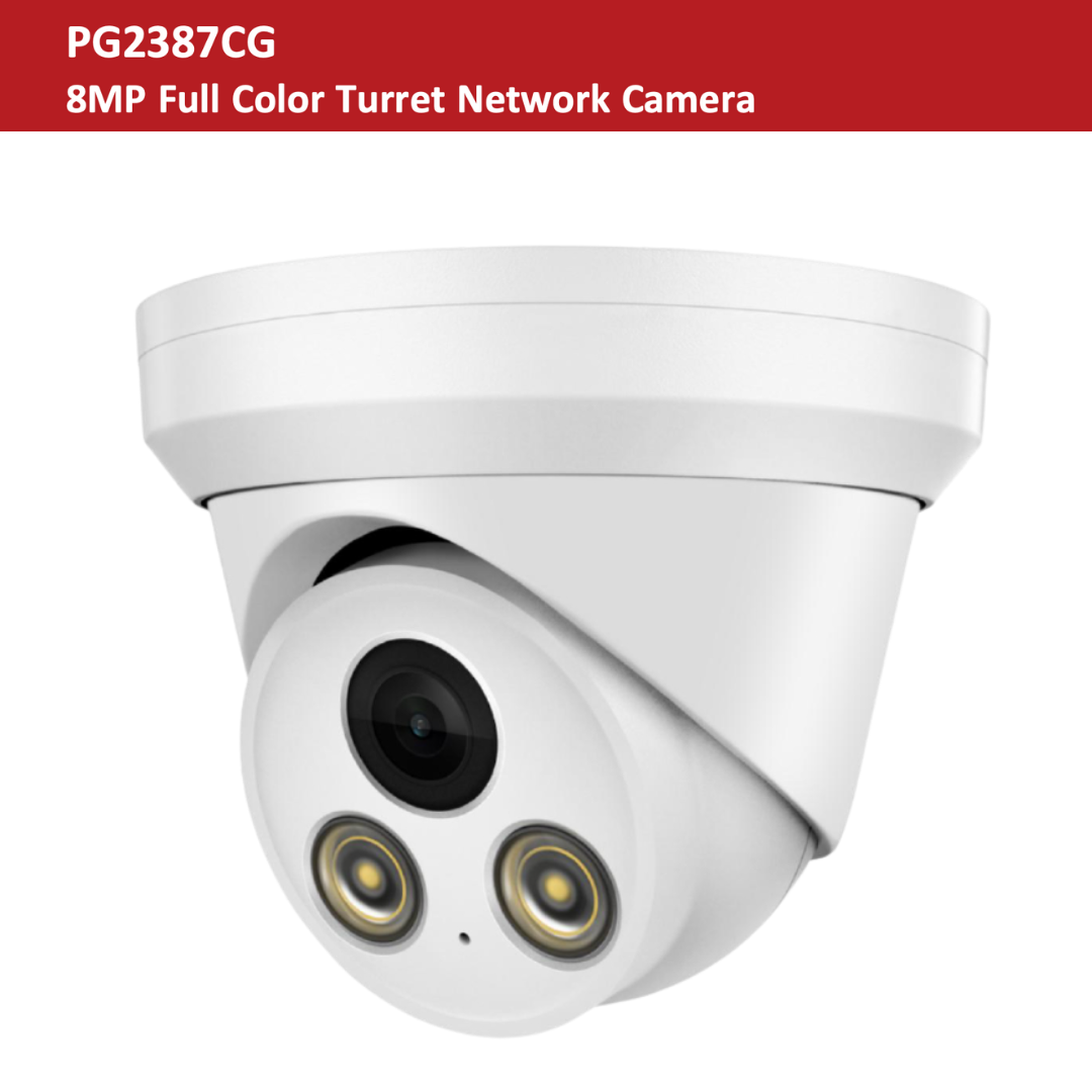 8MP Full Color Turret Network Camera PG2387CG