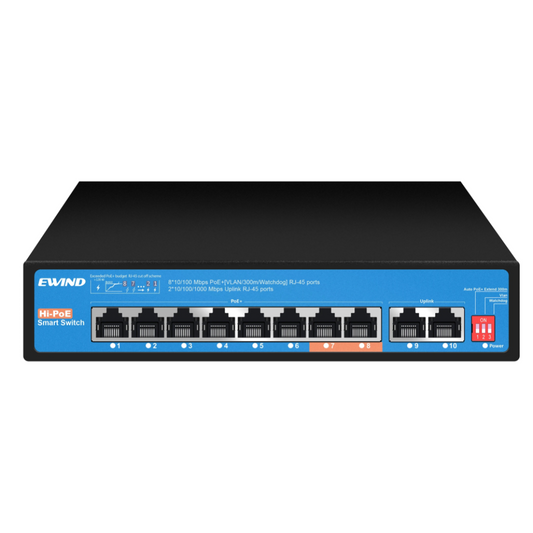 8-Port 10/100M PoE Switch/EW-S1810CF-AP