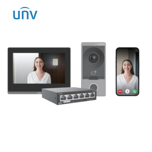 UNV, VIDEO INTERCOM KIT KIT/201S/372S/NSW2020