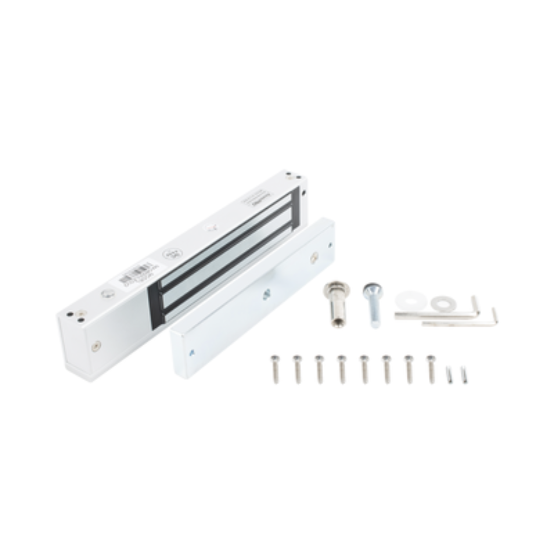 Single Door Magnetic Lock 600Lb / Anti-Residual Magnetism Design / Lock Status sensor / LED ultra bright / UL - Model: MAG600NLED-UL