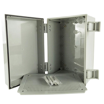 Waterproof ABS Electrical Junction Box with Lock – IP65 (11.8" x 7.8" x 6.3")