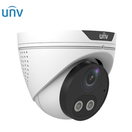 UNV IPC3614SR3-ADF28KMC-DL, 4MP DUAL LIGHT FIXED TURRET, 2.8MM, BUILT-IN MIC & SPEAKER