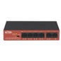 PoE Switch Ideal for CCTV with 6 FE Ports, 4 of which are PoE+ with transmission up to 250m, Port Isolation Function, PoE Watchdog Detects that Reboots Unresponsive PoE-powered Device