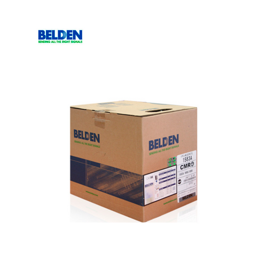 Belden 1583A Cat 5e UTP Cable – White, 24AWG, 1000 ft
