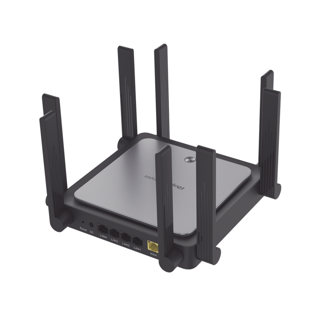 Wi‑Fi 6 Dual‑Band Gigabit Mesh Router – 1× Gigabit WAN + 4× Gigabit LAN