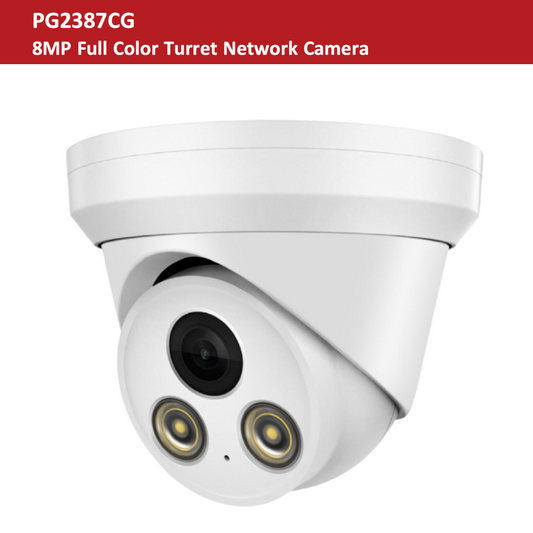 8MP Full Color Turret Network Camera PG2387CG