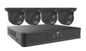 Kit de Videovigilancia 4MP PoE en Color Negro con 4 Cámaras Turret + NVR 1TB