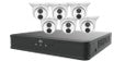 Kit de Videovigilancia UNV EK-S31P8DLT46T2 – 6 Cámaras Turret 4MP + NVR PoE 8 Canales