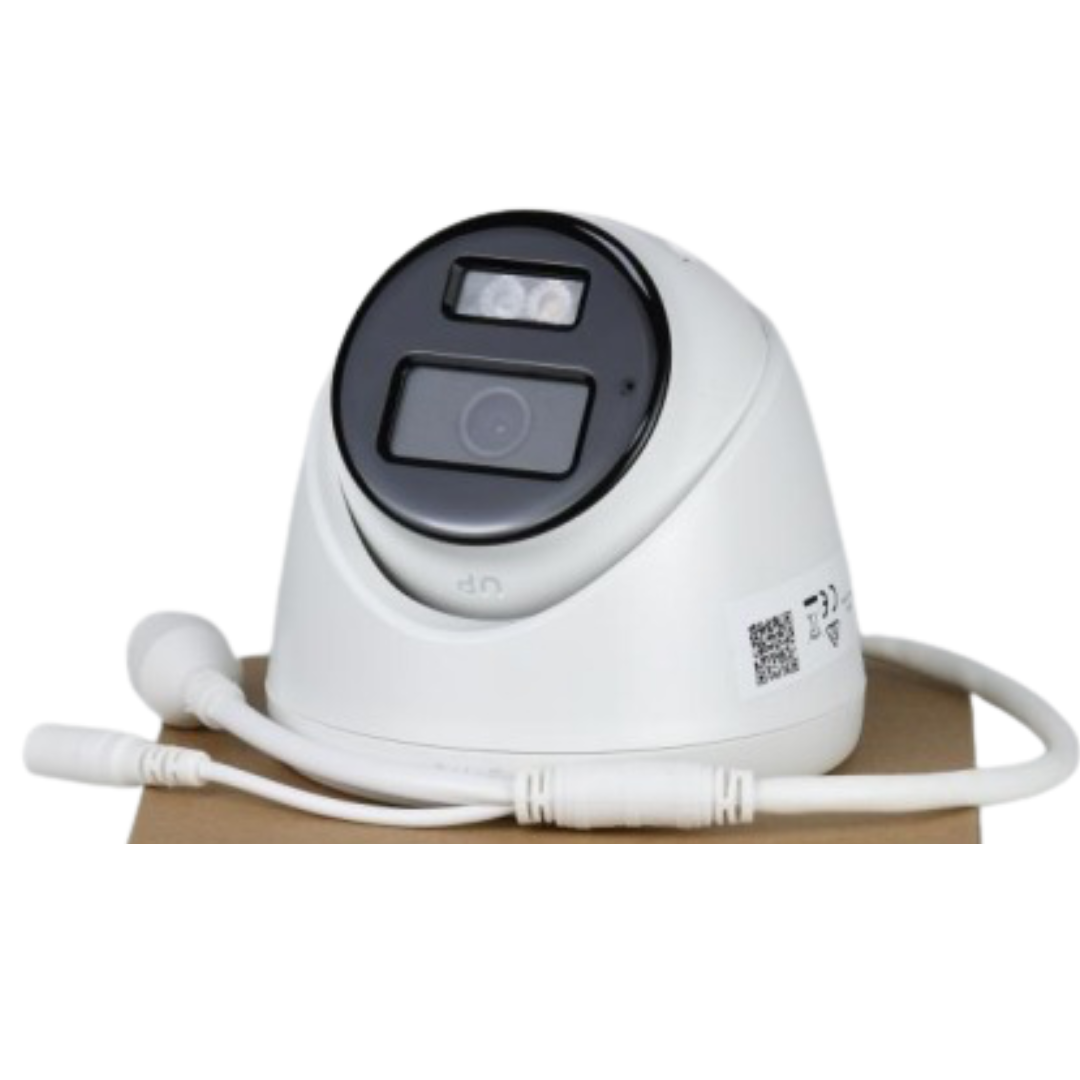 HS-CUT08G2-LIA/SL 8MP 2way Audio with audible warning & flashing light Turret 2.8mm Camera