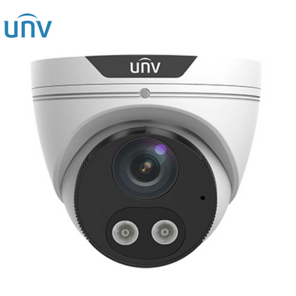UNV IPC3614SR3-ADF28KMC-DL, 4MP DUAL LIGHT FIXED TURRET, 2.8MM, BUILT-IN MIC & SPEAKER