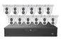 Uniview 16-Channel Surveillance Kit with 12 Dual Light Cameras and 4TB PoE NVR