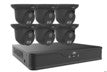 Kit de Vigilancia UNV 6 camaras +1 DL con Disco Duro 2TB – Cámara Negra